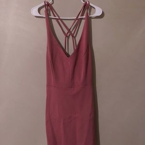 Pink/mauve dress